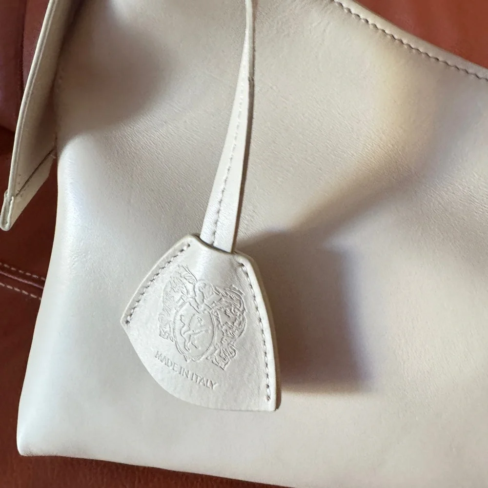 Bruno Magli Cora Leather Made in Italy Hobo Shoulder Bag